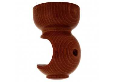 Soporte Madera Liso Techo 28x82 mm. Nogal