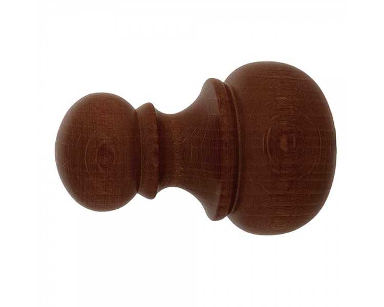 Terminal Madera "Chyc" 28x83 mm. Nogal