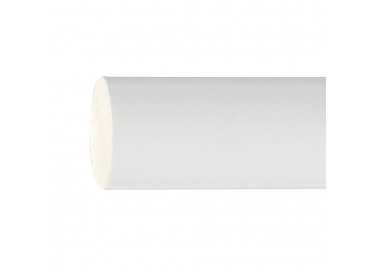 Barra Madera Lisa 1,8 Metros x 20 mm. blanco