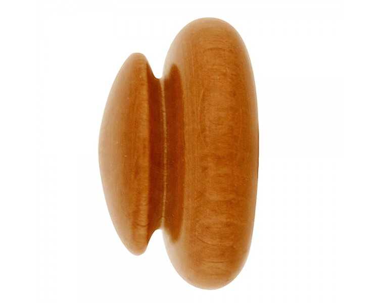 Terminal Madera Especial 28x43 mm. Teca