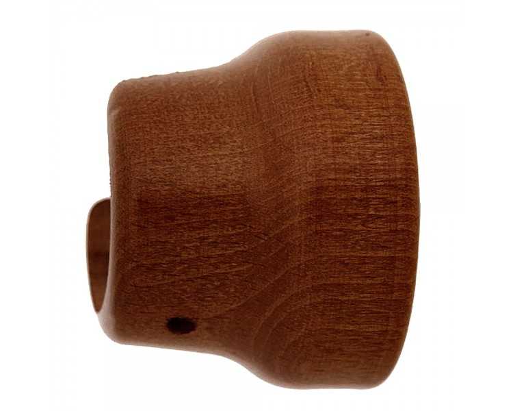 Soporte Madera Liso Lateral 28x 42 mm. Nogal