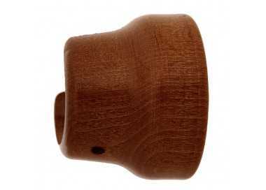 Soporte Madera Liso Lateral 28x 42 mm. Nogal
