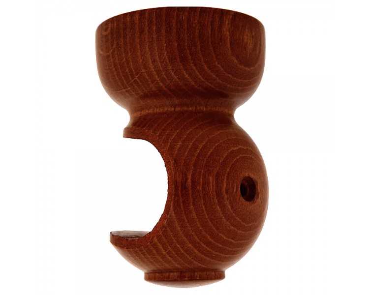 Soporte Madera Liso Techo 20x 68 mm. Nogal