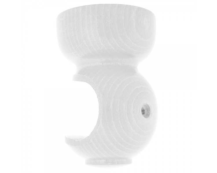 Soporte Madera Liso Techo 20x 68 mm. Blanco