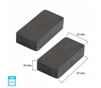 Iman Wolfpack Ferrita Rectangular 47x22x10 mm. (Blister 2 Piezas)