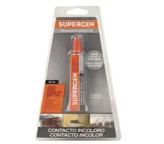 Pegamento Supergen Incoloro   40 ml.