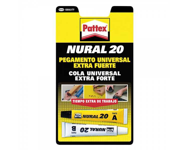 Nural- 20  Blanco Transparente (Juego 2 Tubos 22 cm³.)