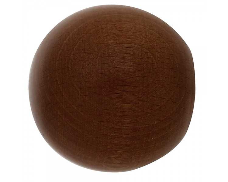 Terminal Madera Esfera 20x40 mm. Nogal