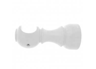 Soporte Madera Liso Abierto 20x 88 mm. Blanco