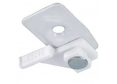 Soporte Techo Con Estribo Para Riel P950 Blanco