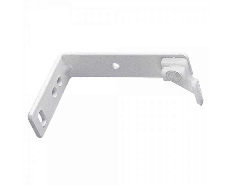 Soporte Central Para Riel P950 Blanco  6 cm.