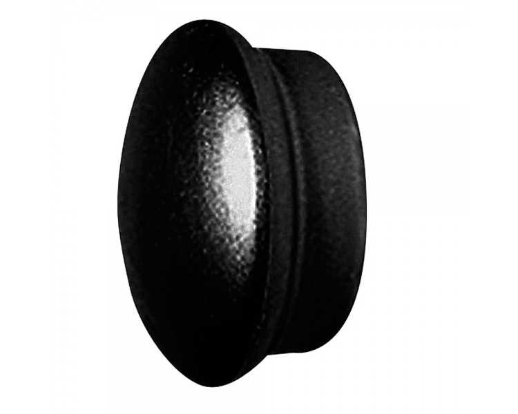 Terminal Forja Tapon Ø 20 mm. Negro    Juego 2 Piezas