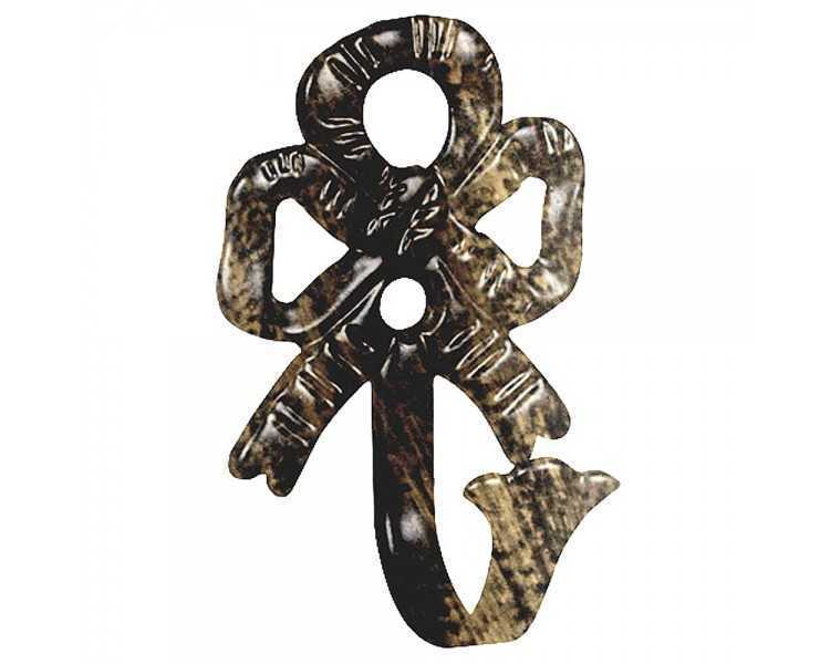 Alzapaños Forja Lazo Negro / Dorado Juego 2 Piezas