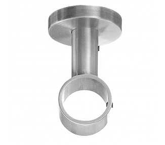 Soporte Zirconio Techo 28 mm. Niquel Mate