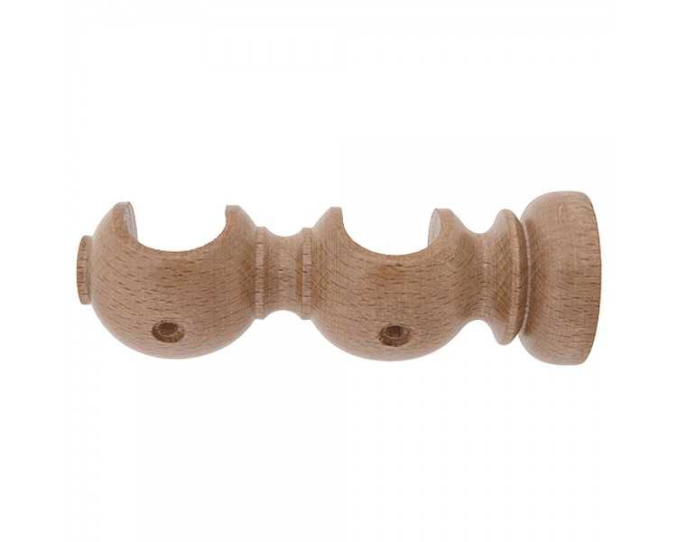 Soporte Madera Liso Abierto Doble 20x118 mm. Pino