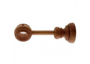 Soporte Madera Extensible 28x205 mm. Nogal