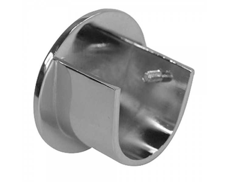 Soporte Zirconio Lateral 28 mm. Niquel Mate (2 Piezas)