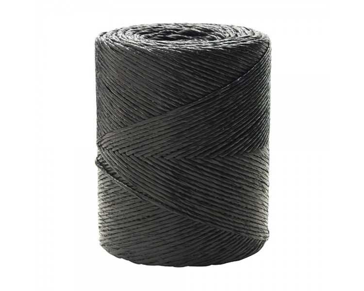 Cuerda Rafia Bobina 750 gramos Color Negro