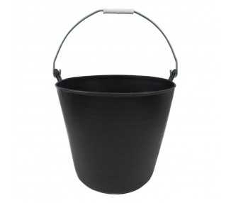 Cesto Plastico Negro Un Asa 22 Litros