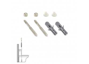 Kit Sanitario Fijacion Wc  6x80 mm. Inoxidable (2 Piezas)