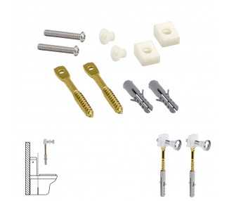 Kit Sanitario Fijación Wc  Horizontal 5x70 mm. (2 Piezas)