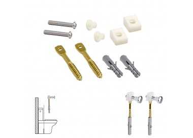 Kit Sanitario Fijación Wc  Horizontal 5x70 mm. (2 Piezas)
