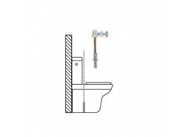 Kit Sanitario Fijación Wc  Horizontal 5x70 mm. (2 Piezas)