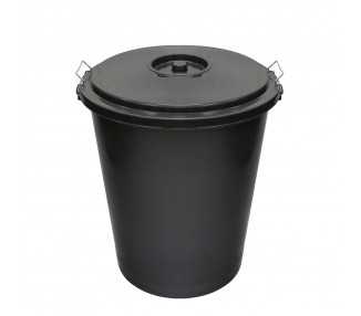 Cubo Basura Plastico Comunidad Con Tapa   50 Litros