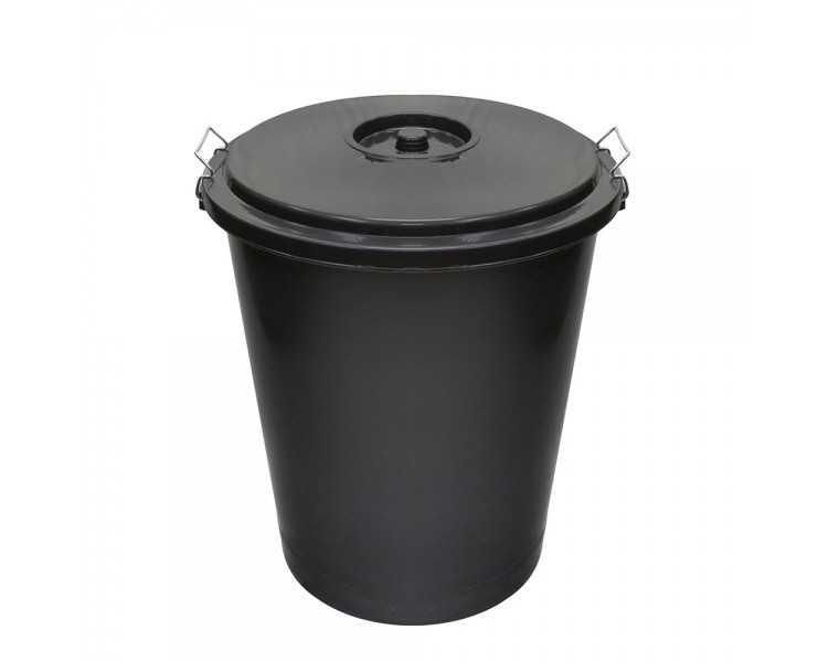 Cubo Basura Plastico Comunidad Con Tapa   50 Litros