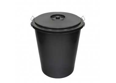 Cubo Basura Plastico Comunidad Con Tapa   50 Litros