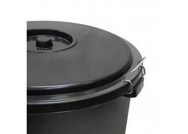 Cubo Basura Plastico Comunidad Con Tapa   50 Litros