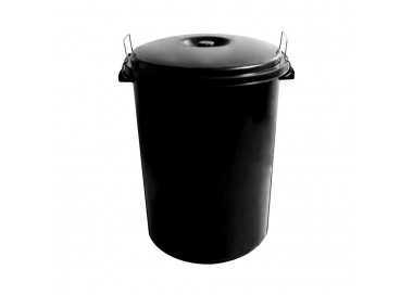 Cubo Basura Plastico Comunidad Con Tapa 100 Litros