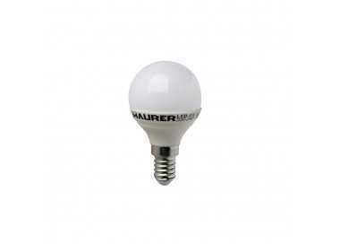 Bombilla Led Esferica E14. 4 W. - 25 W. 300 lúmenes. Luz calida. (3000°K).