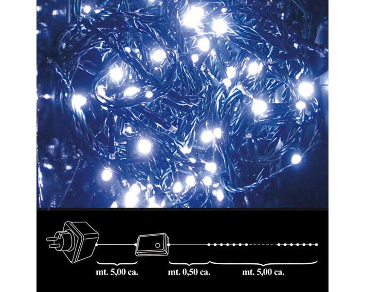 Luces Navidad 100 Leds Blanca Interior / Exterior Ip44