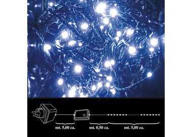 Luces Navidad 100 Leds Blanca Interior / Exterior Ip44