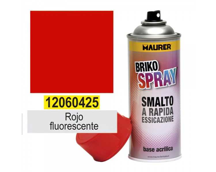 Spray Pintura Rojo Fluorescente 400 ml.