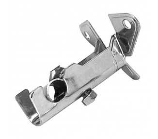 Soporte Barra 12 mm.Ø Cromo Frontal