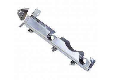 Soporte Barra 12 mm.Ø Cromo Doble Frente