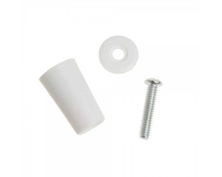 Tope Persiana Con Tornillo 40 mm. Blanco
