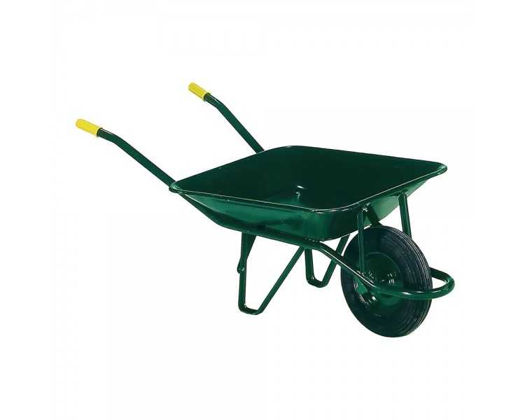 Carretilla Obra Verde Metálica Desmontada