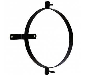 Abrazadera Para Tubo Estufa Vitrificada Con Soporte 200 mm. (2 Piezas)