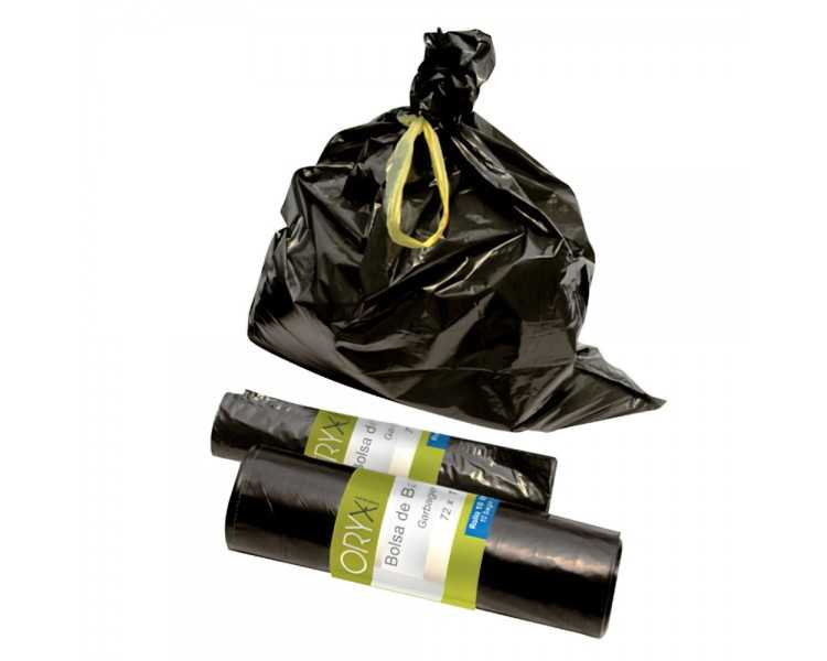 Bolsa Basura Grande 100 litros 72x110 cm. Rollo 10 Unidades