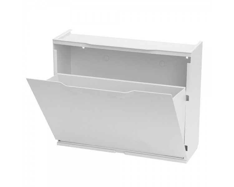 Zapatero Resina 51x17x41cm. Blanco