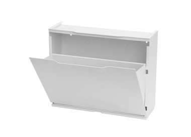 Zapatero Resina 51x17x41cm. Blanco