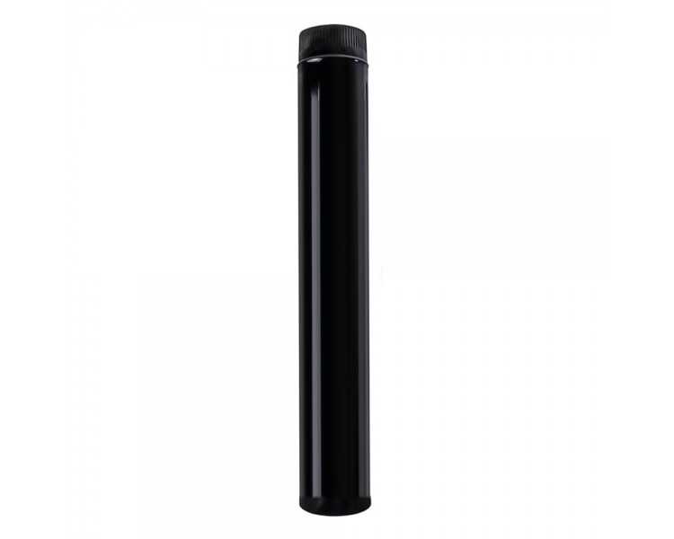 Wolfpack Tubo de Estufa Acero Vitrificado Negro Ø 90 mm. Ideal Estufas de Leña, Chimenea, Alta resistencia, Color Negro