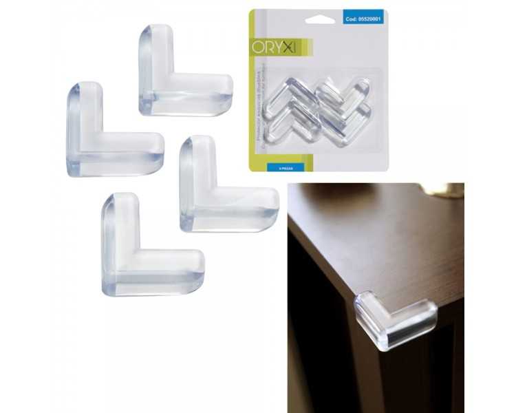 Protector Oryx Esquinas Muebles  (Blister 4 Piezas)
