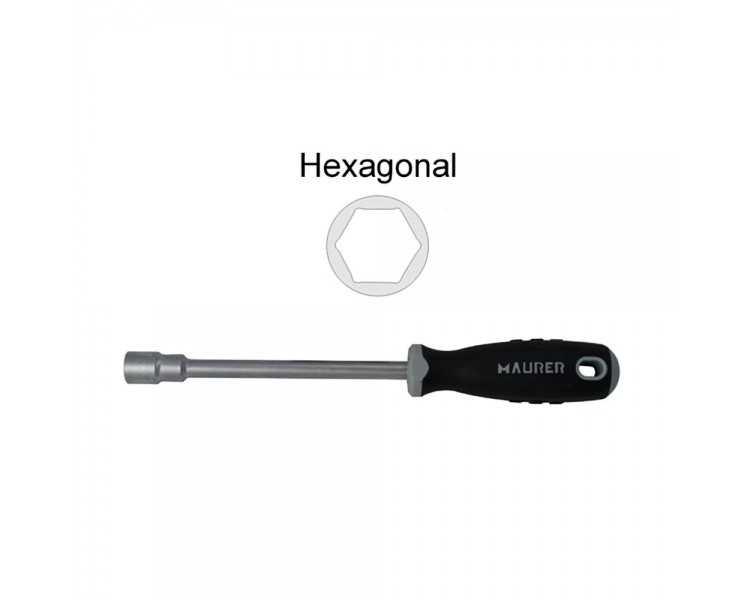 Destornillador Maurer Con Vaso     6,0 mm.