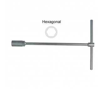 Llave Vaso Maurer Mango "T"    8 mm.