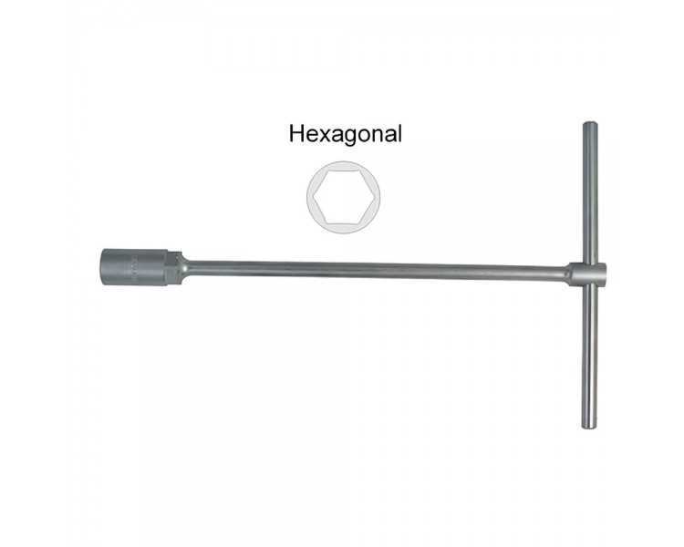 Llave Vaso Maurer Mango "T"    8 mm.
