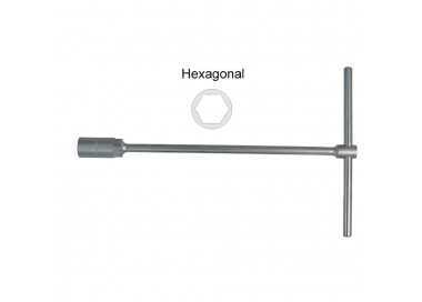 Llave Vaso Maurer Mango "T"    8 mm.